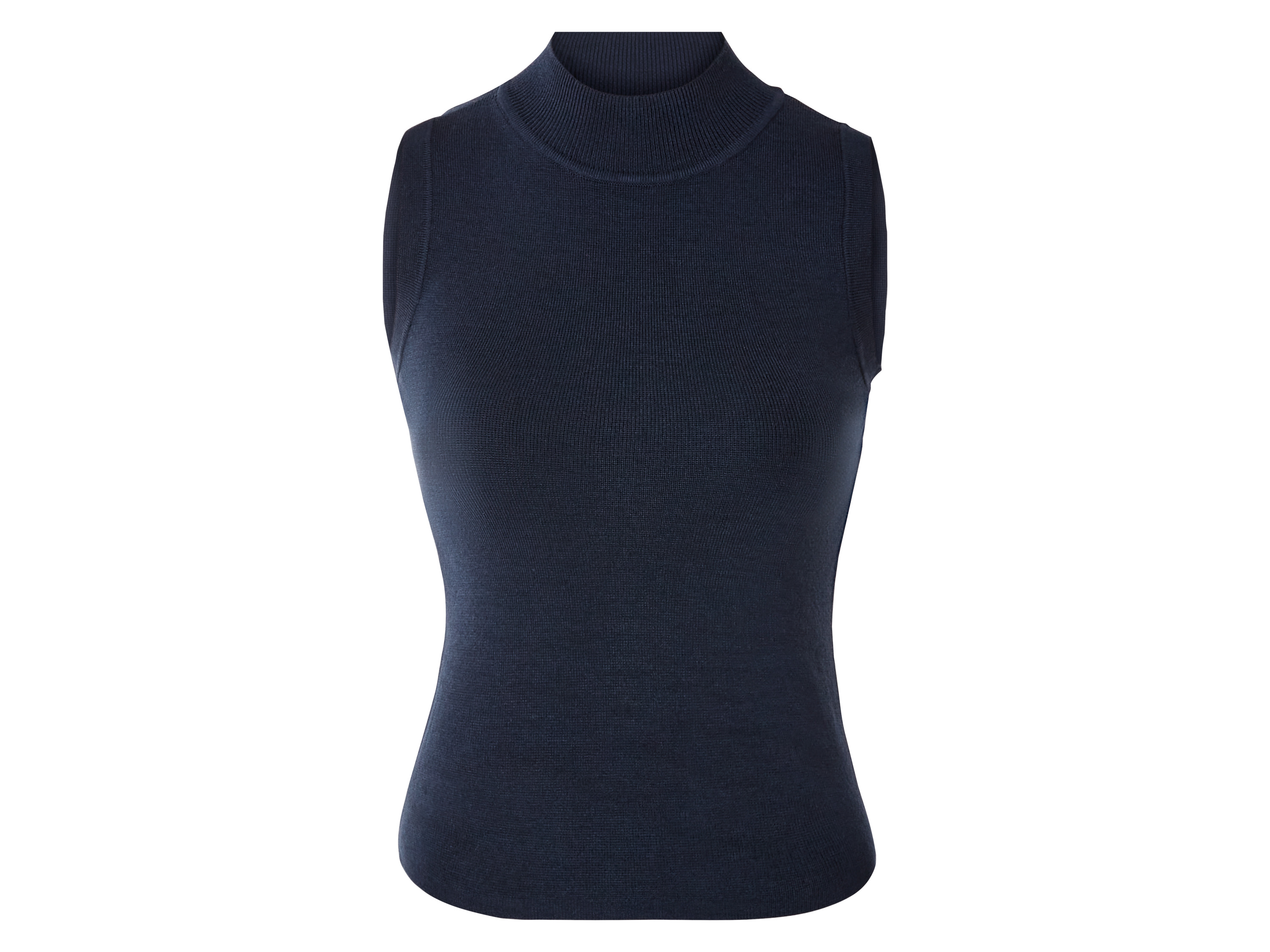 esmara Top damski dzianinowy Granatowy, S36/38