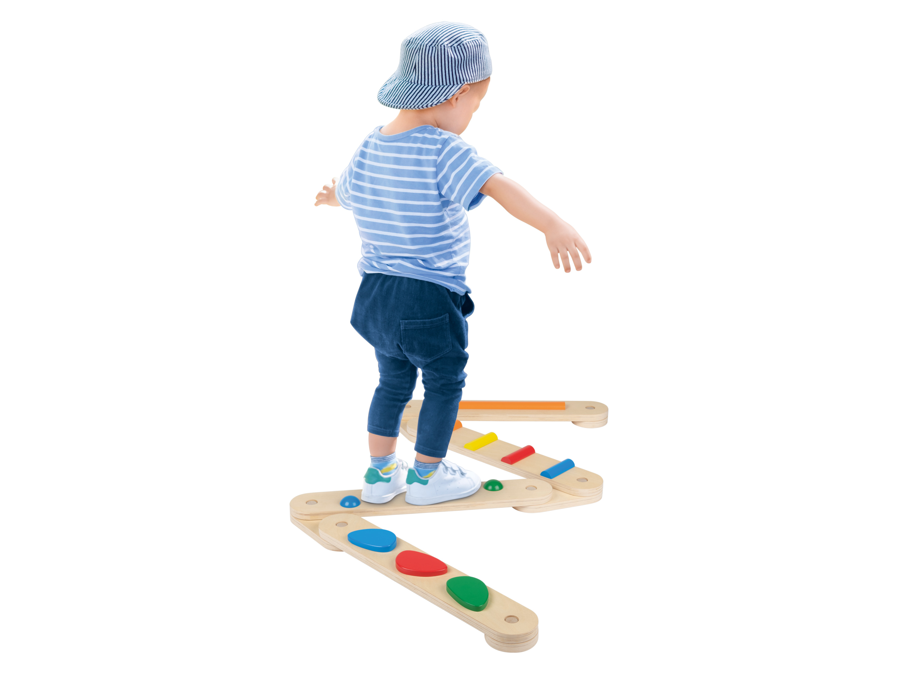 Playtive Belka do treningu równowagi z drewna