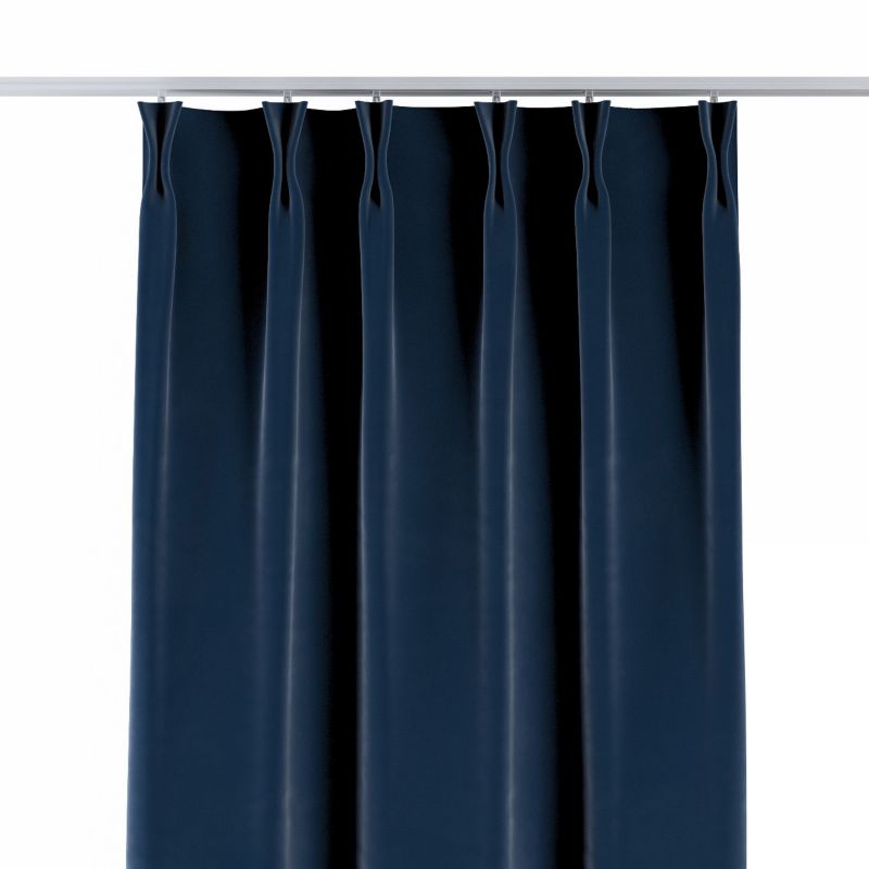 Zasłona na haczykach flex podwójnych 140 x 260 cm Dekoria granat 1 szt.