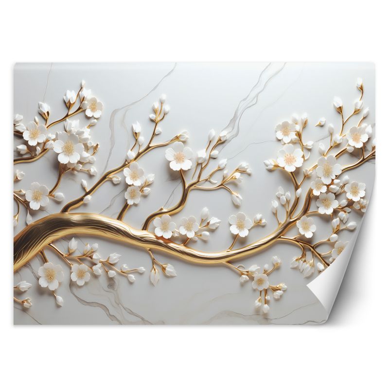 Fototapeta Feeby Złote drzewo glamour 350x245 1 szt