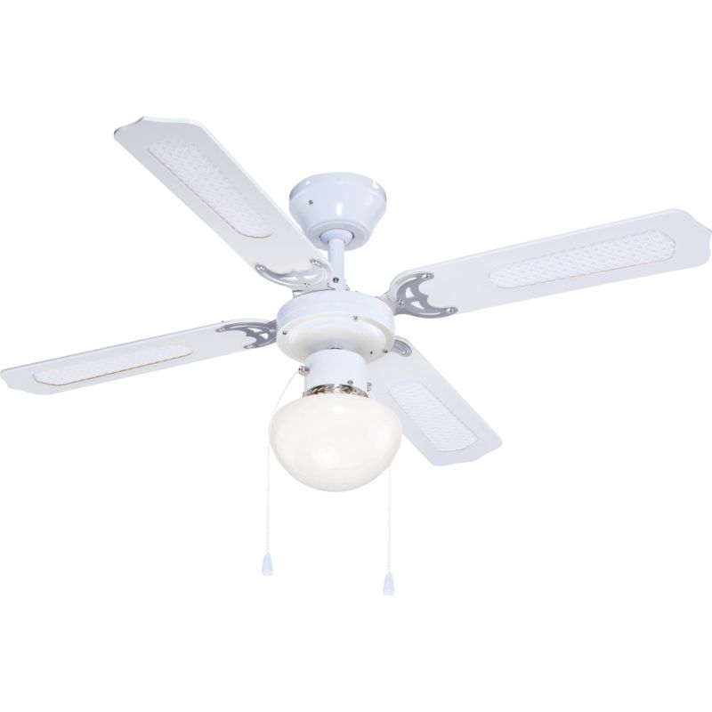Lampowentylator GoodHome Lari 107 cm E27 biały