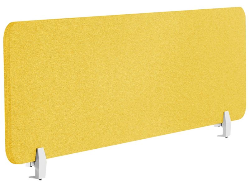 Przegroda biurkowa Żółty Wally 160 x 40 cm 1 szt.