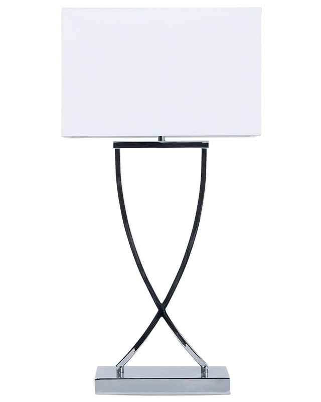 Lampa stołowa Yasuni Metal Biało-srebrny 1szt.