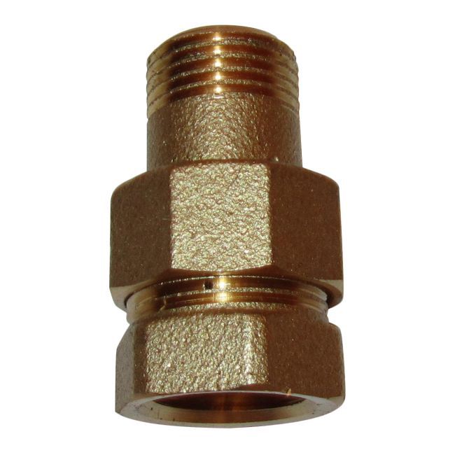 Śrubunek mosiądz 3/8" uszczelka