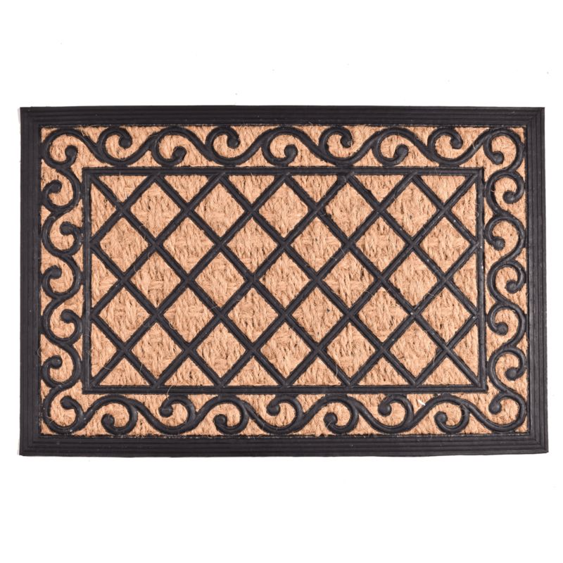 Wycieraczka Panama kokos guma romby aążurowe Direct Home & Garden 40X60 cm 1 szt.