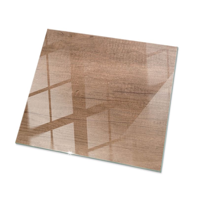 Blat szklany Tulup 50x50 cm Naturalny wzór drewna 1 szt.