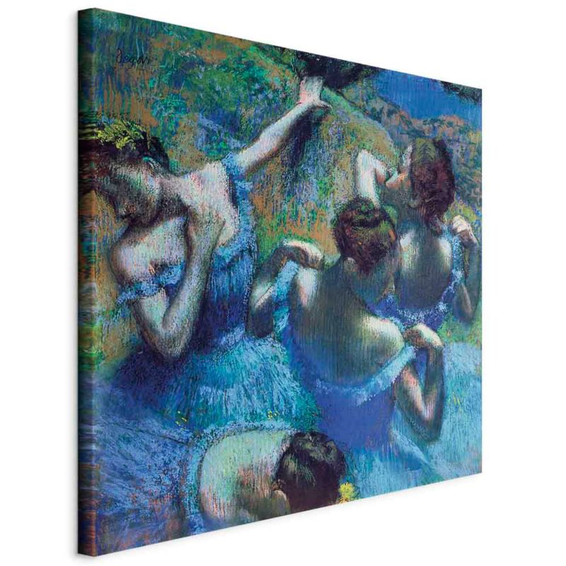 Obraz Artgeist Niebieskie tancerki 80 x 80 cm flizelina 1 szt