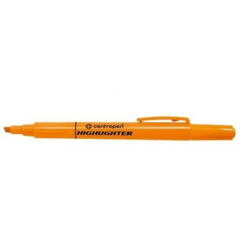 Cienki zakreślacz Centropen 'Highlighter 8722' POMARAŃCZOWY