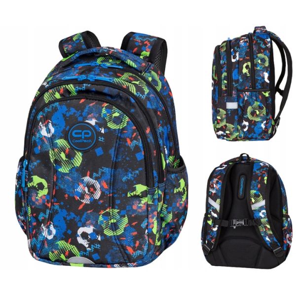 COOLPACK - JOY S - PLECAK MŁODZIEŻOWY - FOOTBALL BLUE