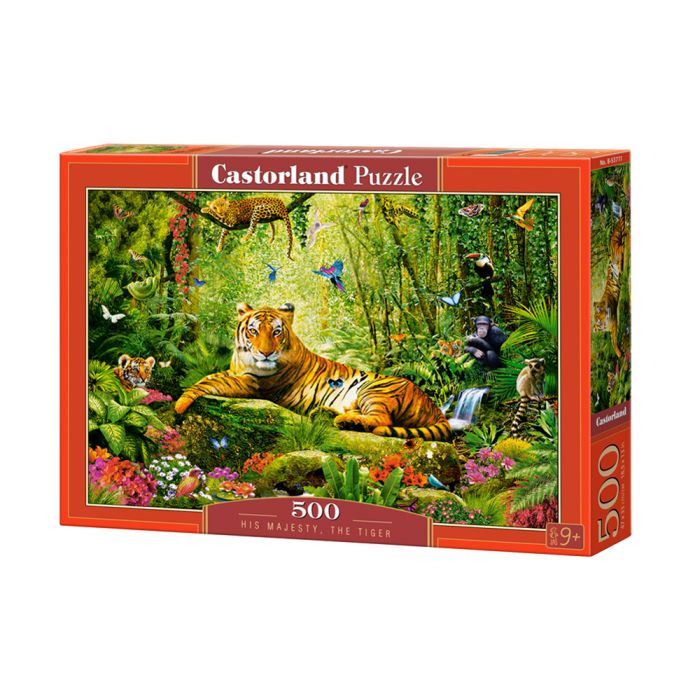 Puzzle 500 el. His Majesty, The Tiger