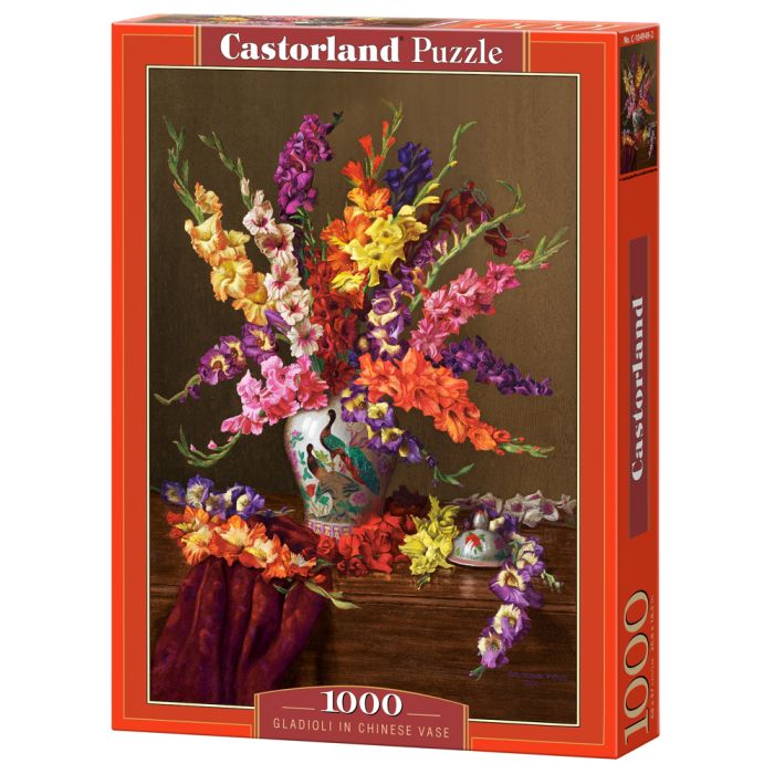 Puzzle 1000 el Gladioli in Chinese Vase