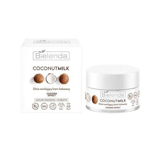 Bielenda Coconut Milk Silnie nawilżający krem kokosowy Cocoon Effect