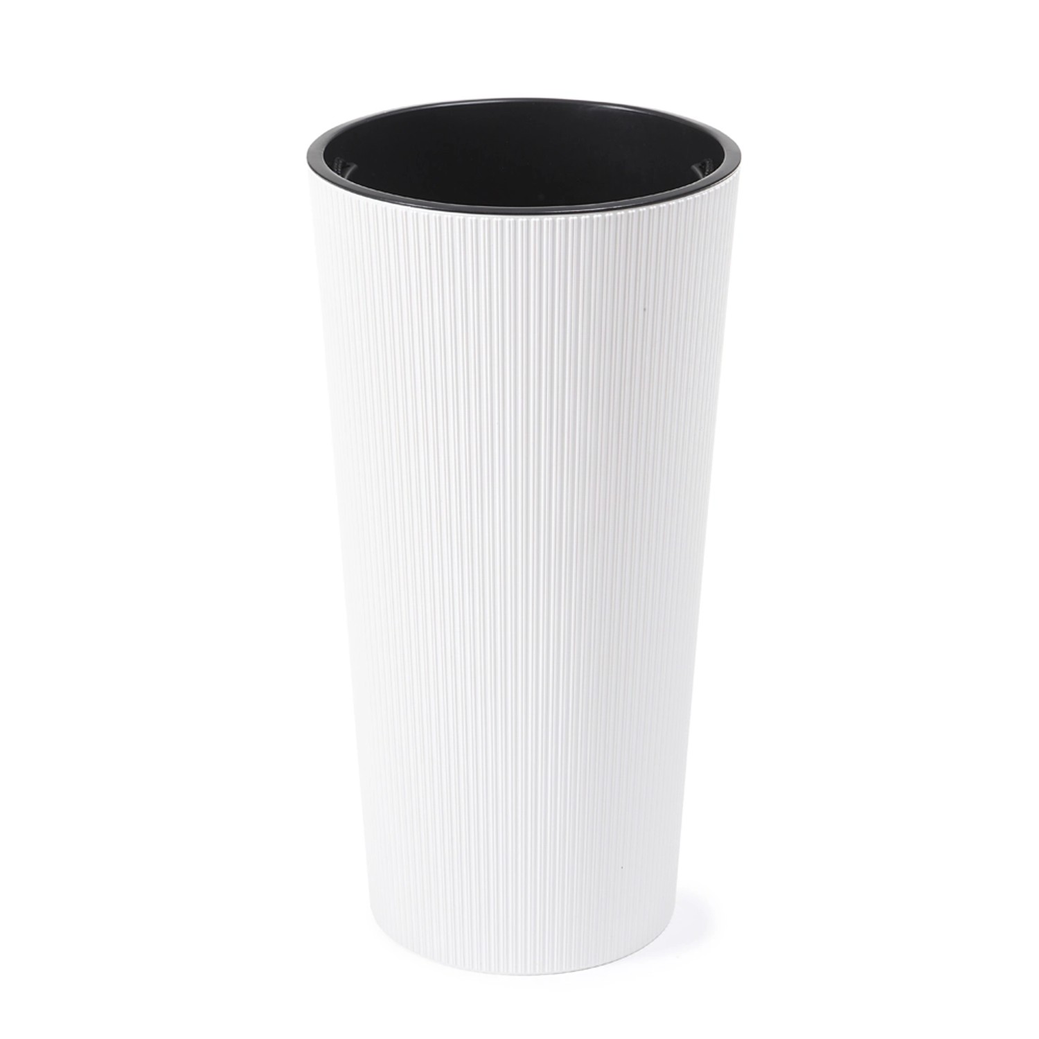 Donica Lilia Recycled biały śr. 19cm