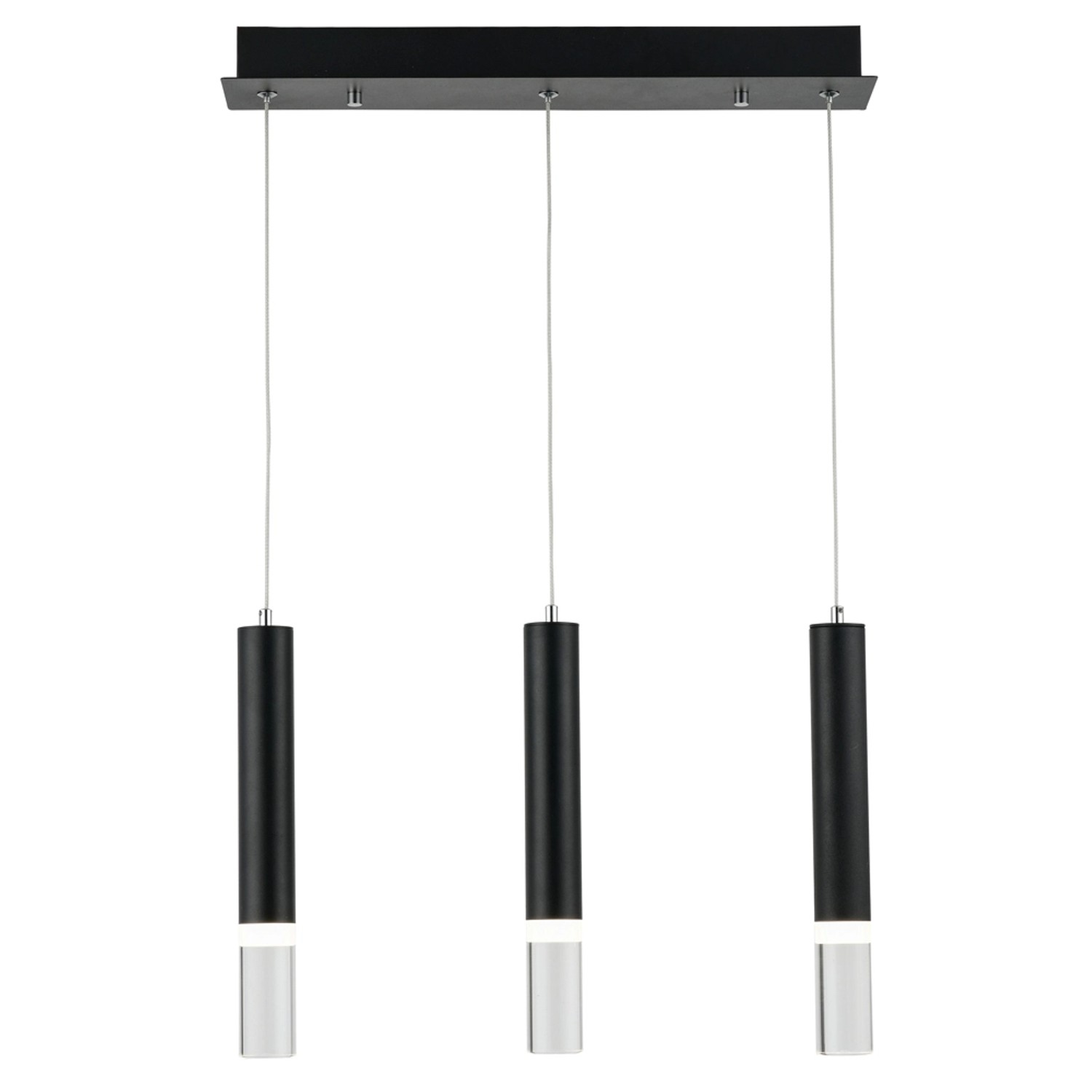 Reality Lampa wisząca LED GWEN 3x5W 4000K 3x350lm czarna
