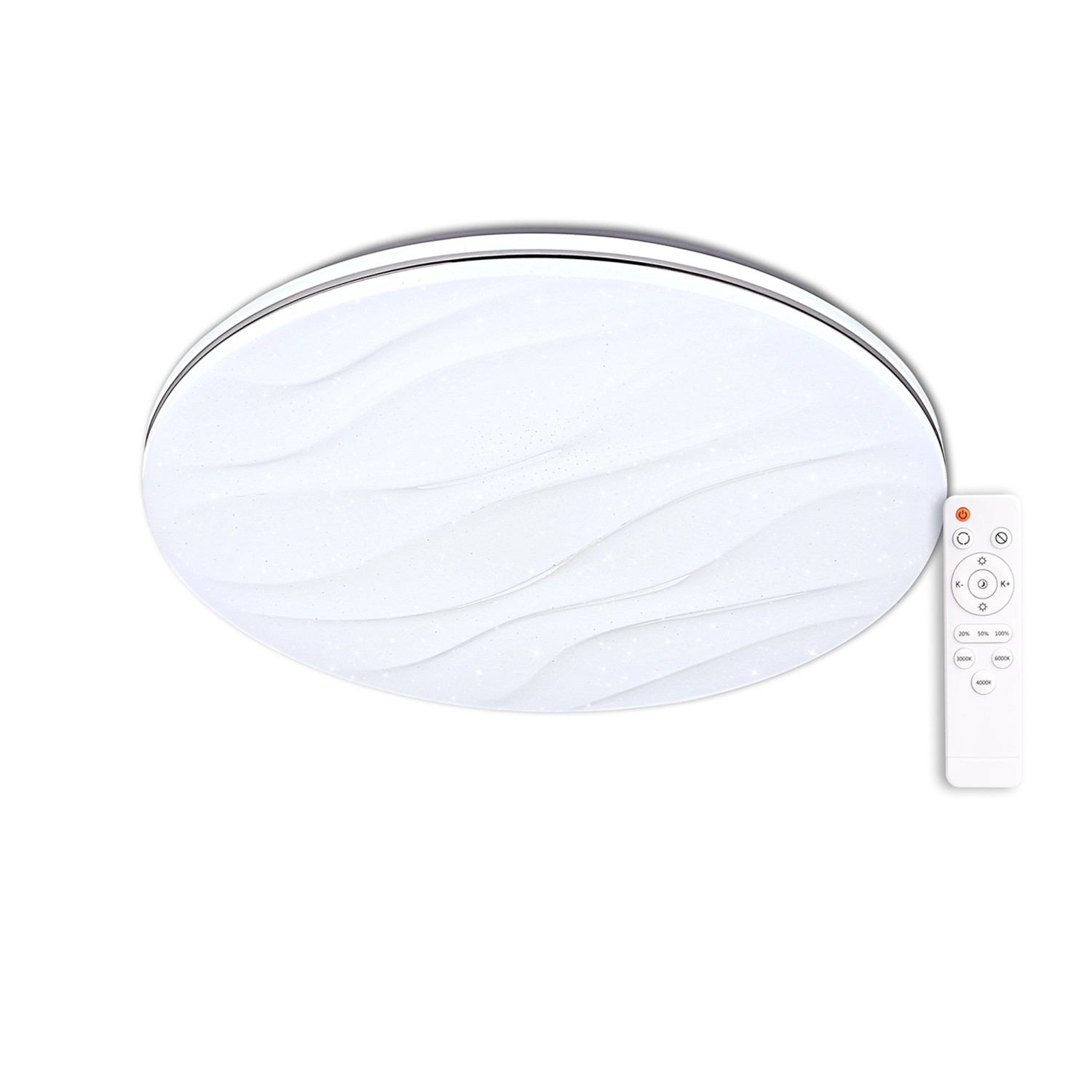 Polux Plafon LED DESERT z pilotem śr. 38 cm 24W 2700K-6500K 1440 lm