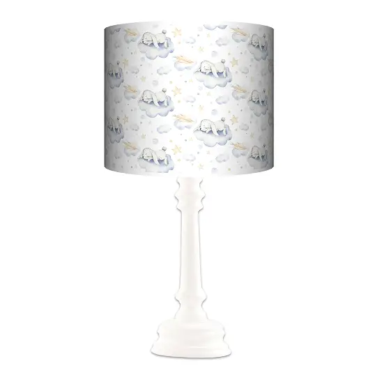Lampa stojąca QUEEN Śpiący Zajączek - kolor podstawy do wyboru FL - błękitny