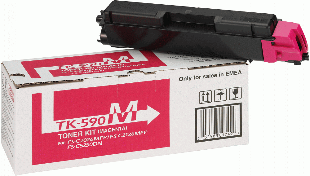 Toner Kyocera TK590M (1T02KVBNL0), 5000 stron, magenta (purpurowy)