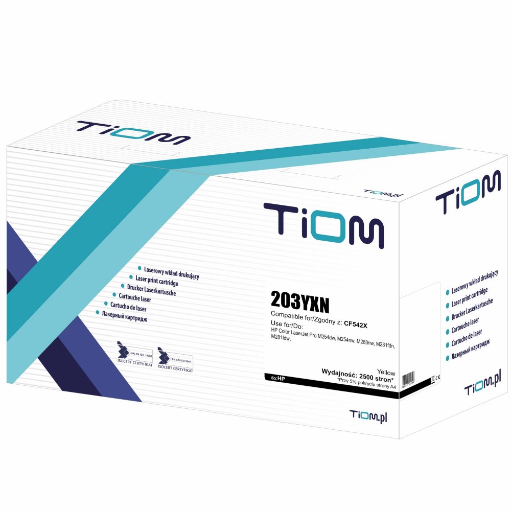 Toner Tiom Ti-LHF203YXN (CF542X), 2500 stron, yellow (żółty)