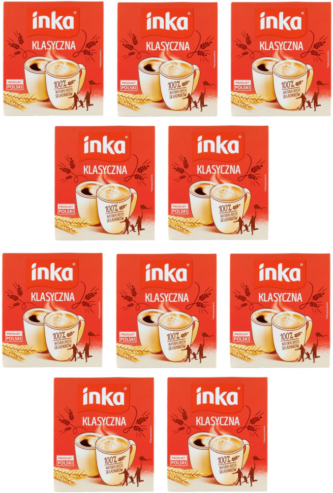 10x Kawa zbożowa Inka klasyczna, karton, 150g