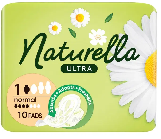 Podpaski Naturella Ultra Normal, ze skrzydełkami, 10 sztuk