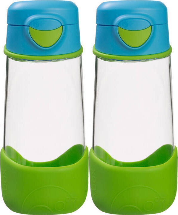2x Bidon na wodę B.Box, z ustnikiem, tritan, 450 ml, Ocean Breeze