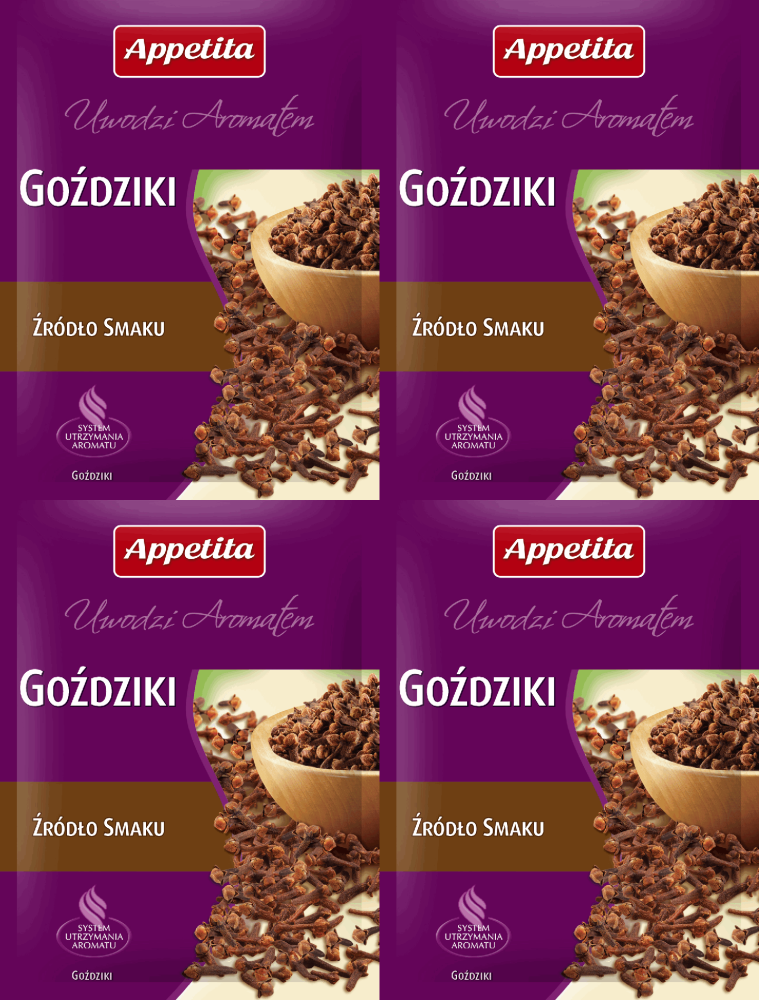 4x Goździki Appetita, 8g