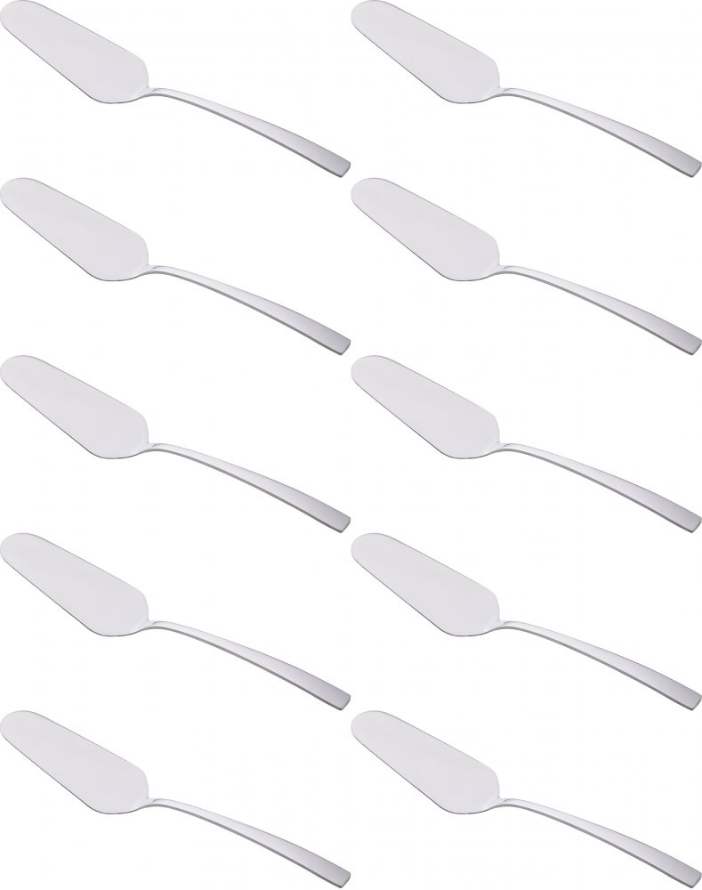 10x Łopatka do ciasta Altom Design Future, 1 sztuka, srebrny