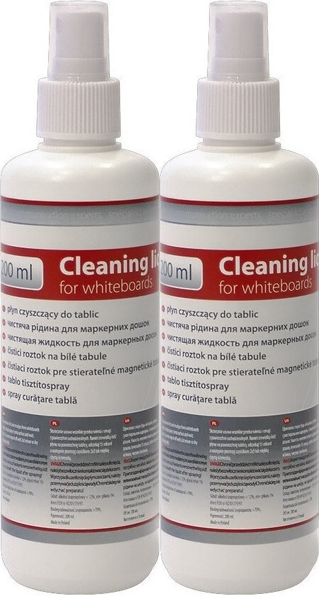 2x Płyn do czyszczenia tablic 2x3, 200ml