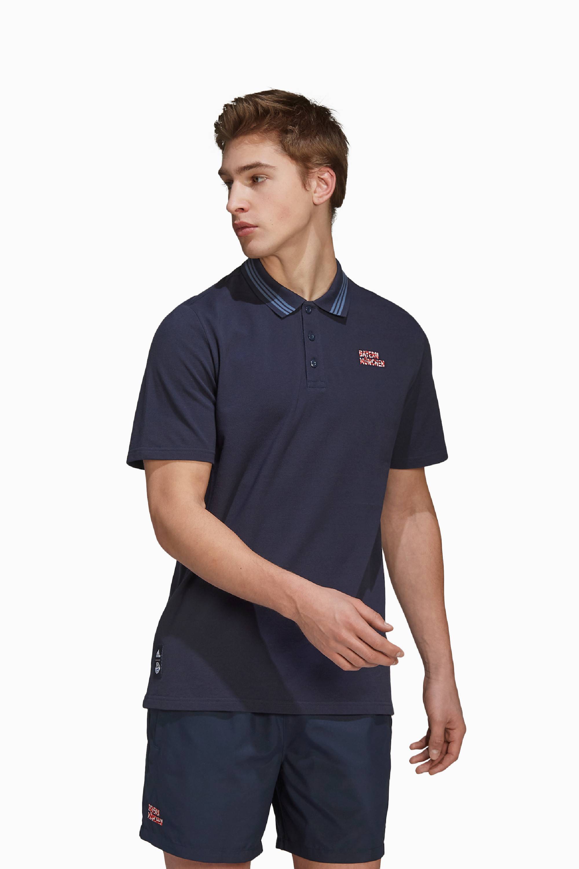 Koszulka adidas FC Bayern 22/23 Polo - Granatowy