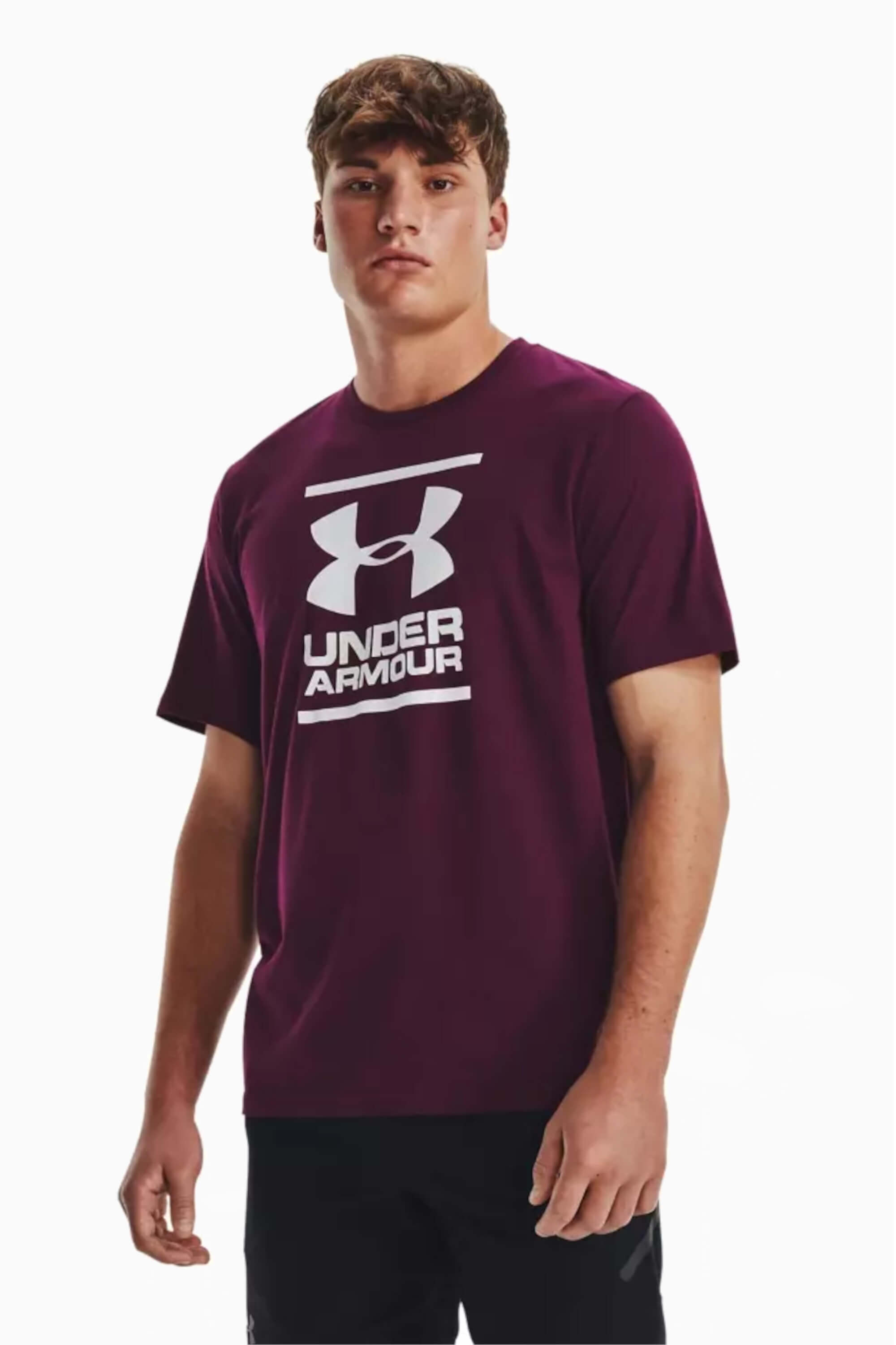 Koszulka Under Armour GL Foundation SS Tee - Bordowy
