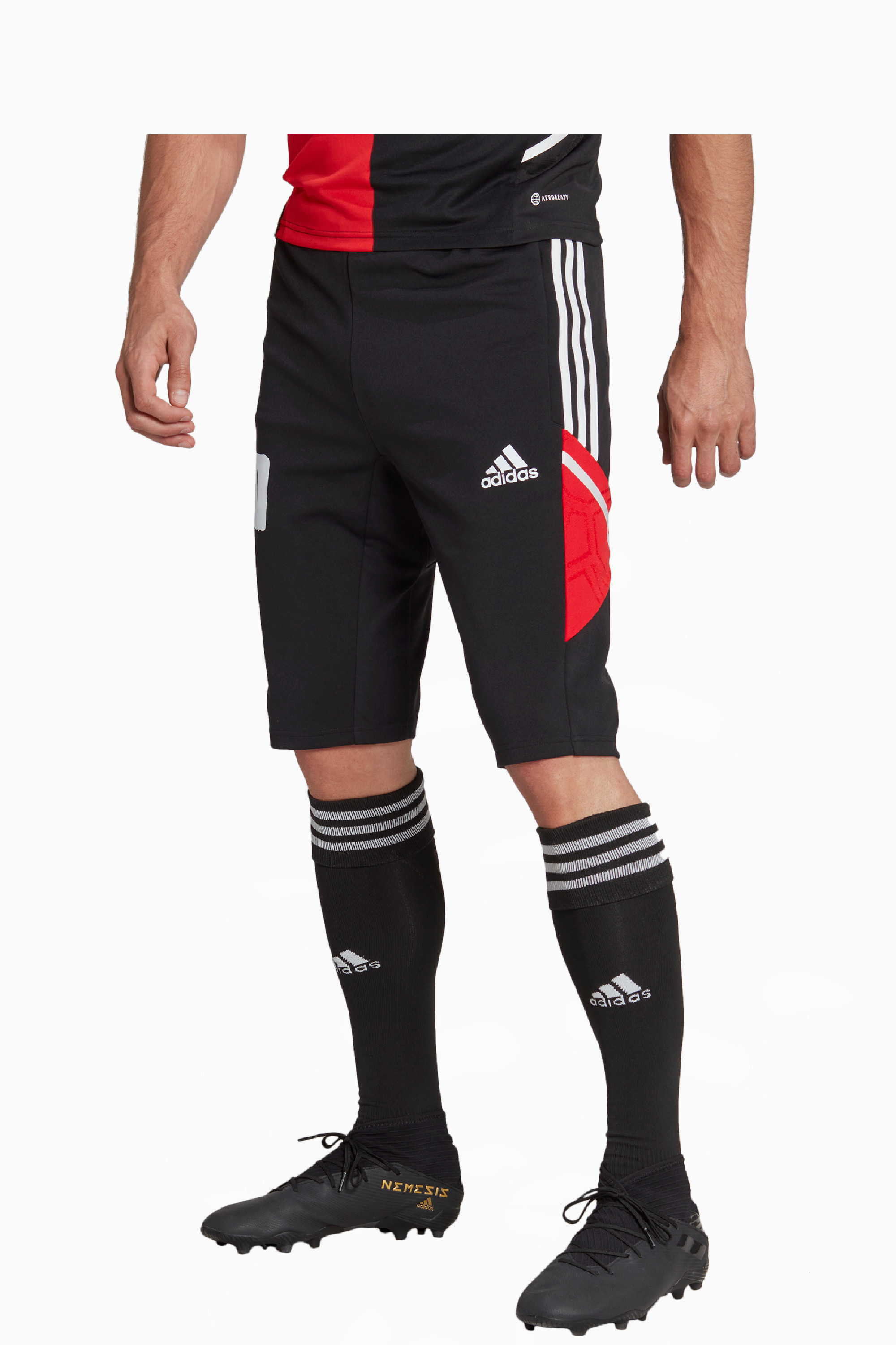 Spodnie adidas Messi 3/4 - Czarny