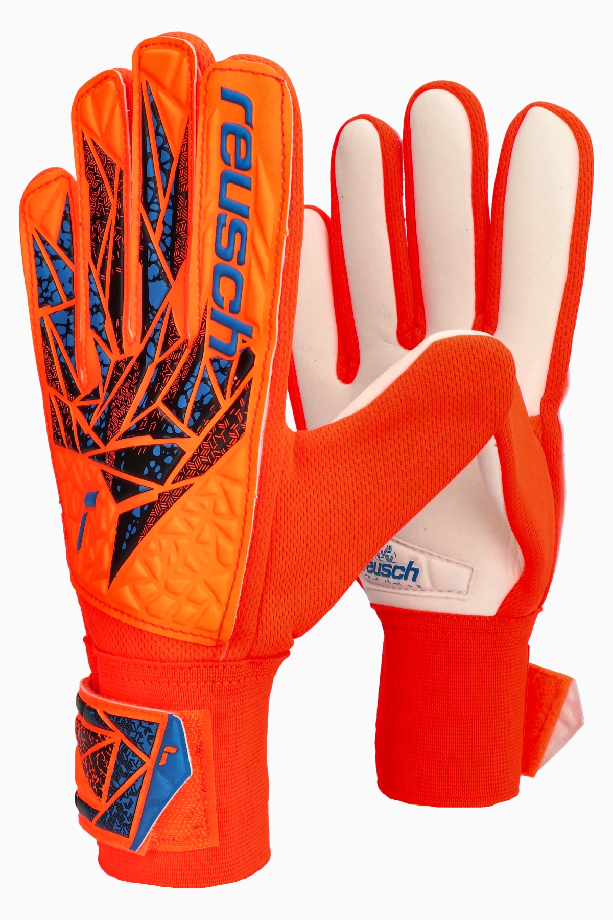 Rękawice Reusch Attrakt Starter Grip - Pomarańczowy