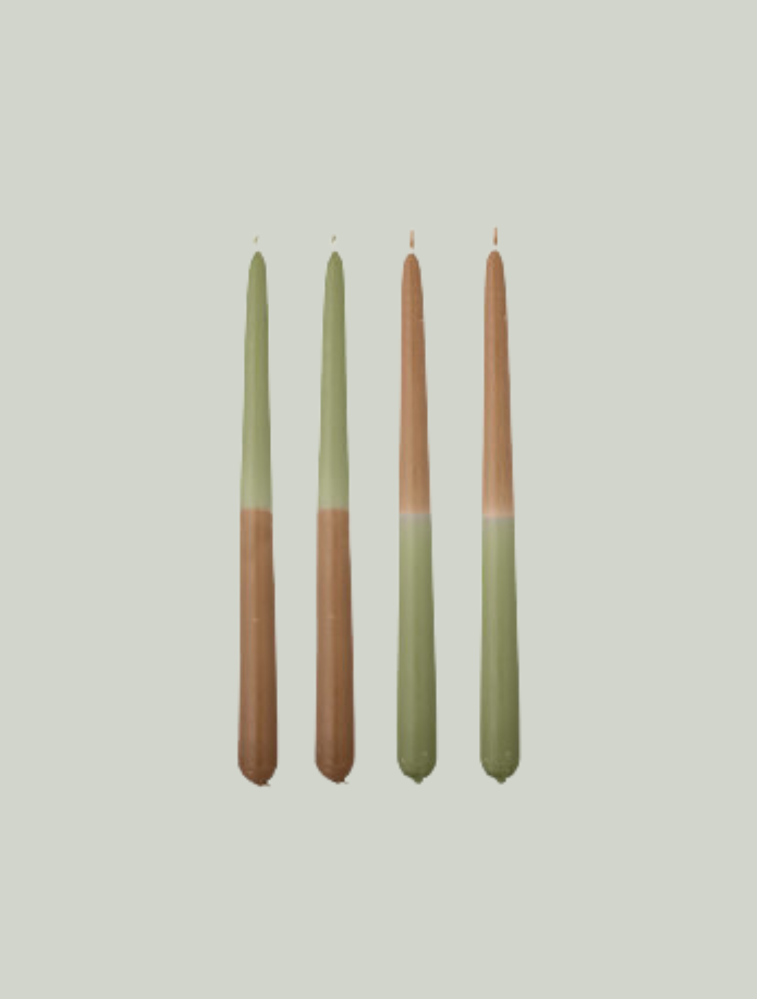 Świeczki Burma Candle Green - Bloomingville