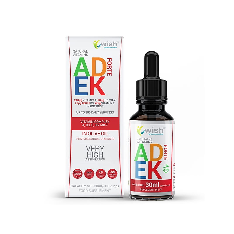 Witamina ADEK Forte 30ml Wish
