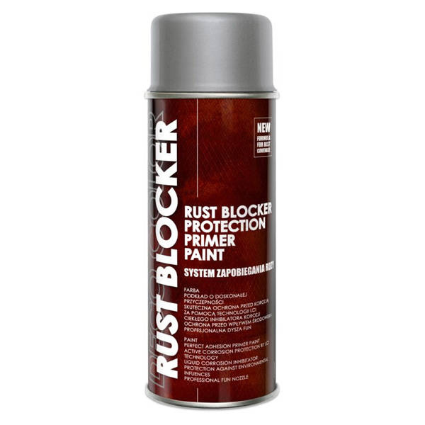 Lakier w sprayu Rust Blocker 4w1 srebrny 400ml