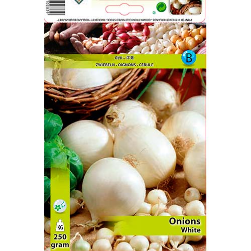 1 szt, Weiße Zwiebeln - Samen: Ilość w opakowaniu: 250 g