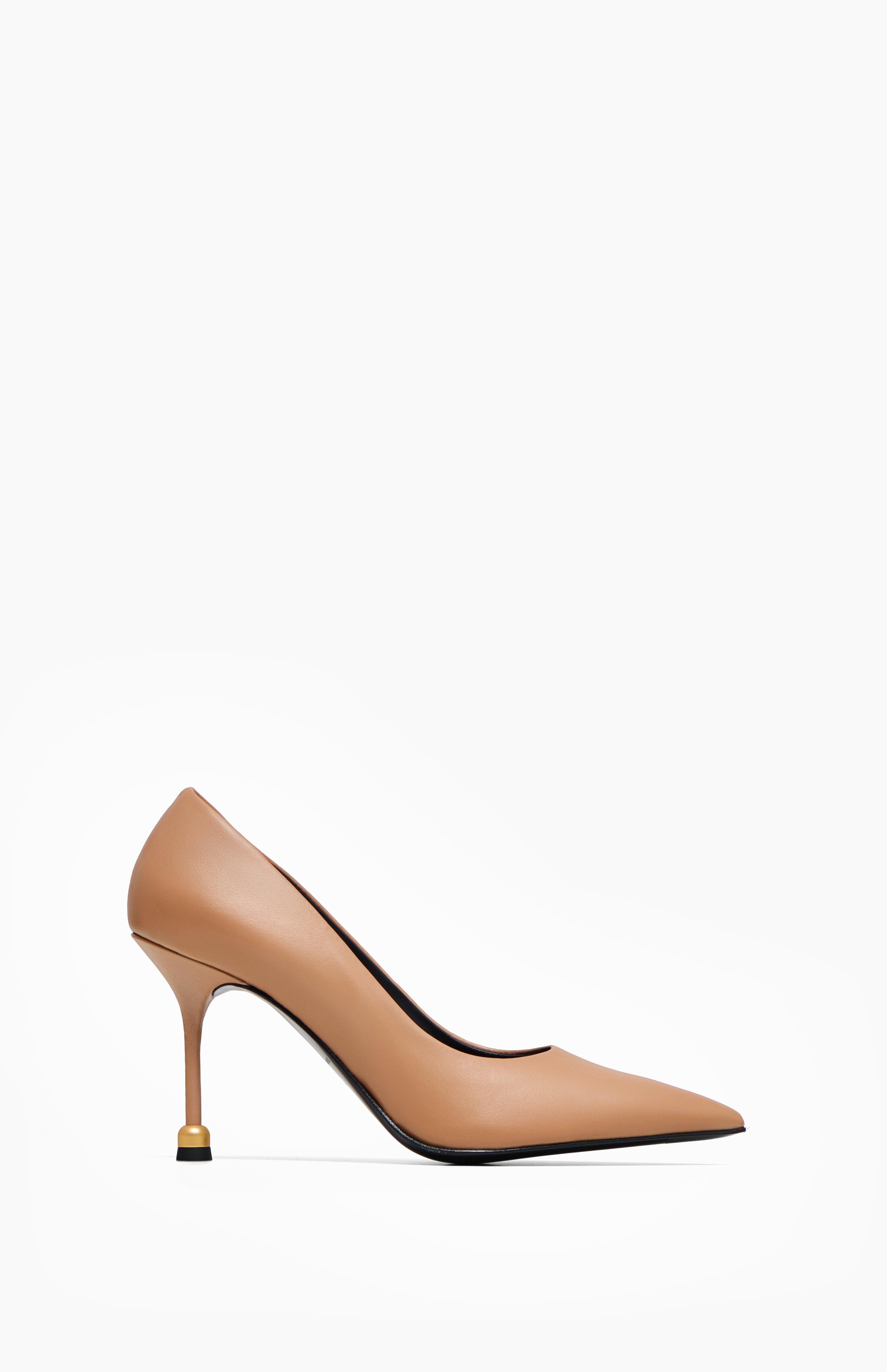 Szpilki damskie ALEKSANDRA DARK NUDE 35 - Vanda Novak