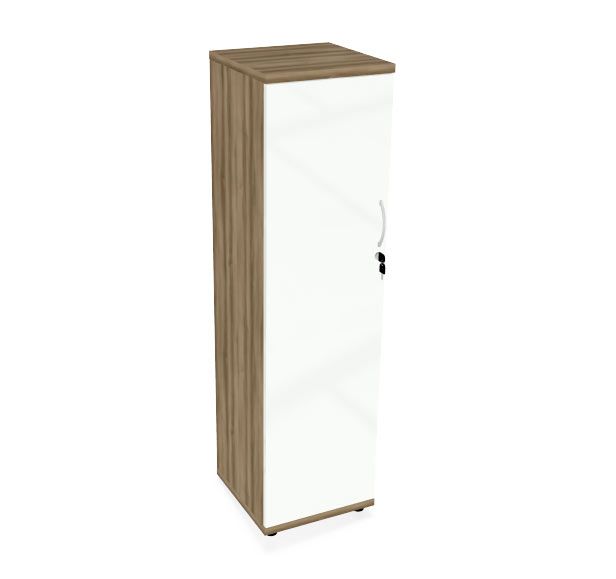 HEBE TS406 szafa pojedyncza prawa 40,2x40x148,8h (Kolor korpusu: Dąb Lindberg)
