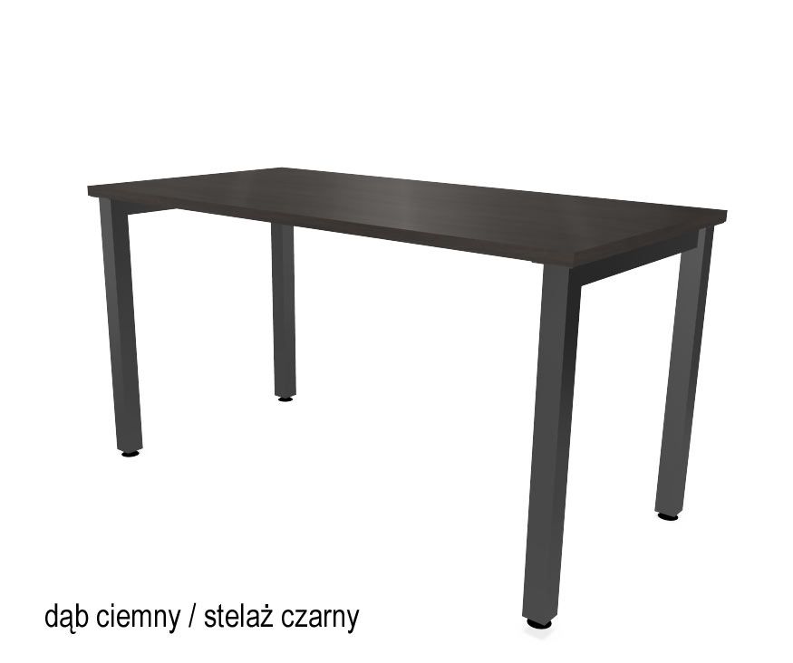 HEBE BK04/8 Biurko proste 78,5x80x74h (Kolor blatu: Dąb Ciemny)