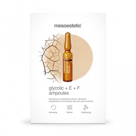 Mesoestetic Ampułka Glycolic +E+F 2ml.