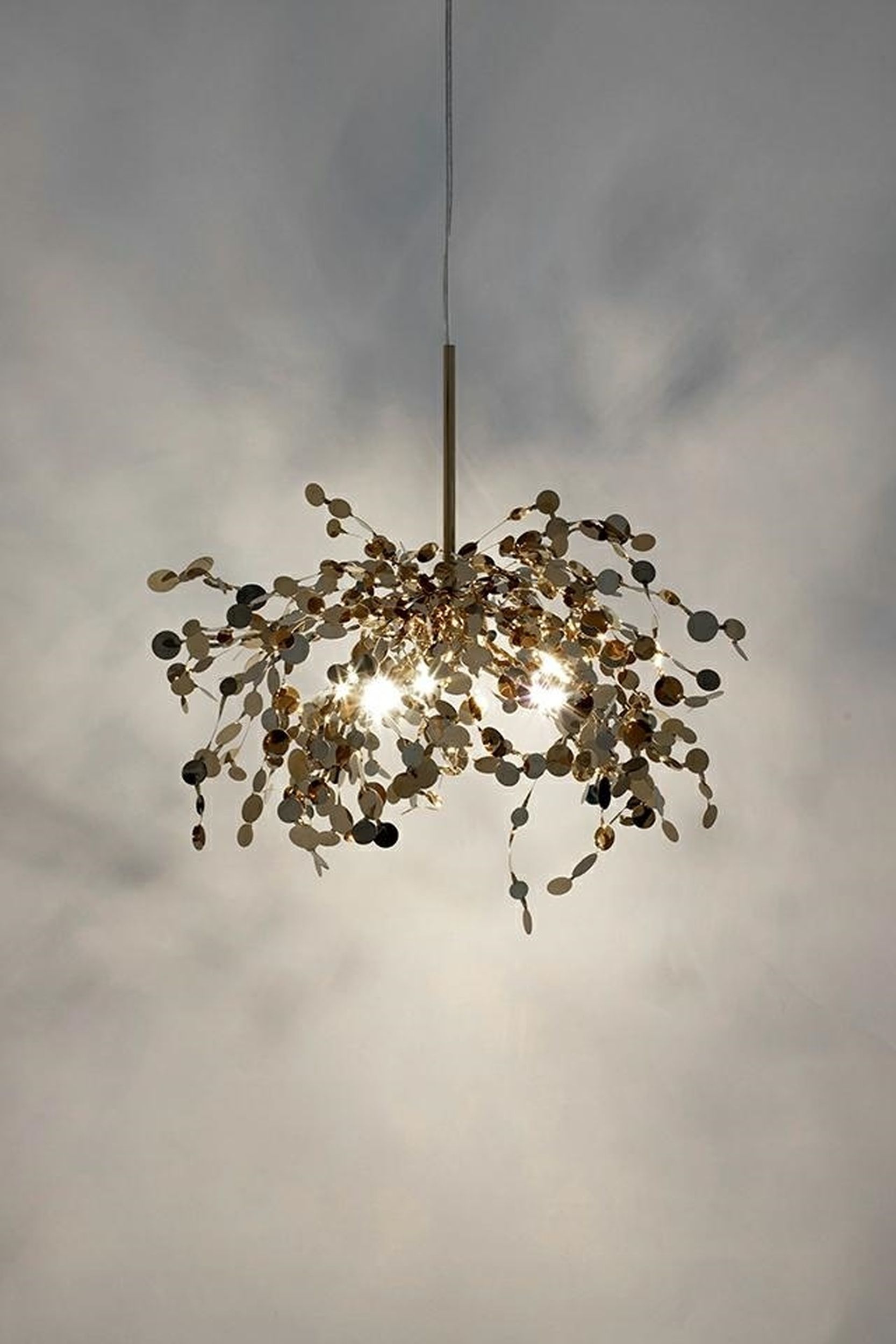 King Home Monete Single lampa wisząca 3x40W chrom JD8653-1.CHROM