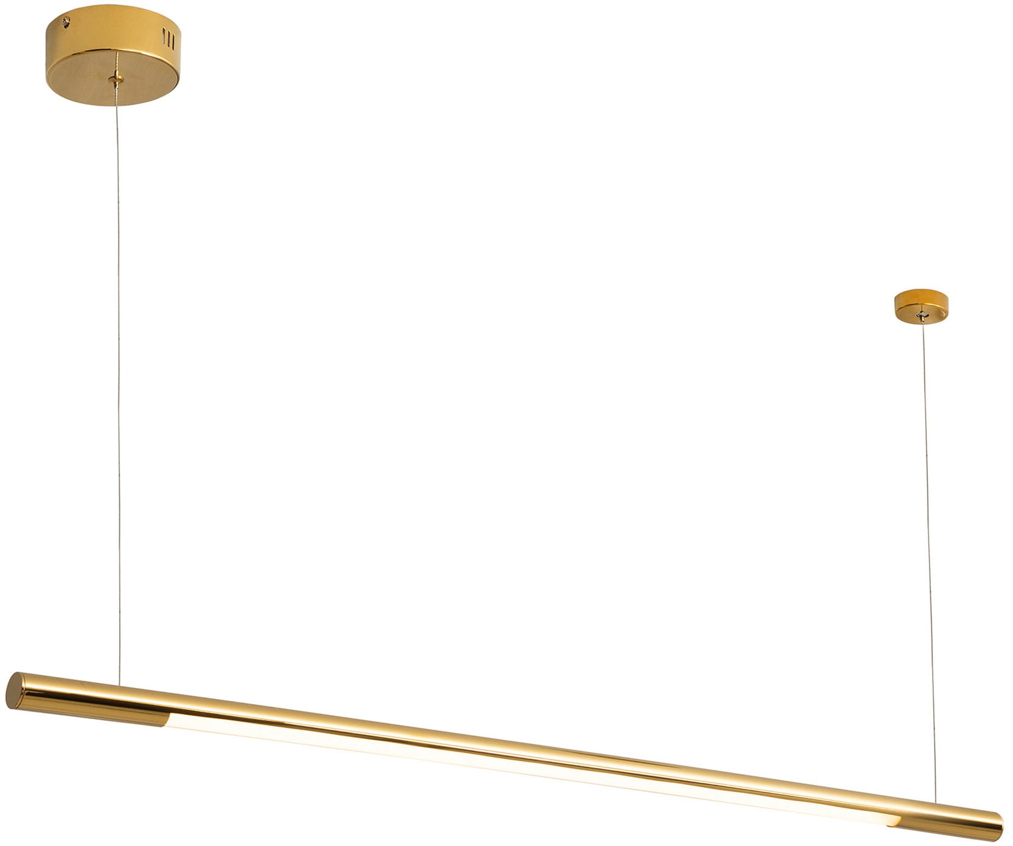 MaxLight Organic Horizon lampa wisząca 1x16 W złota P0356
