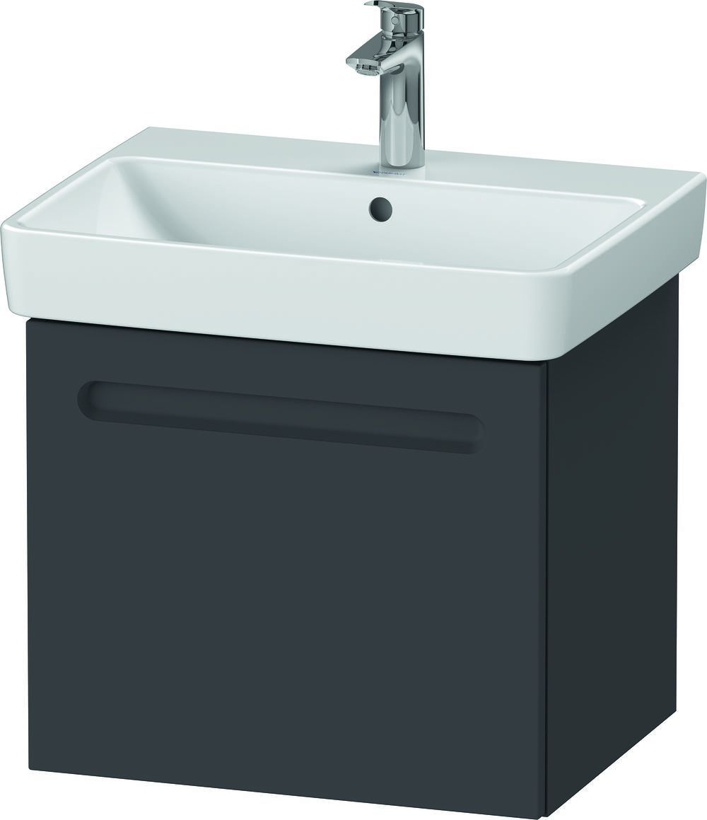Zestaw Duravit No.1 umywalka z szafką 54 cm grafit mat/biały (N14381049490000, 23756000002) - Wysyłka w 24h