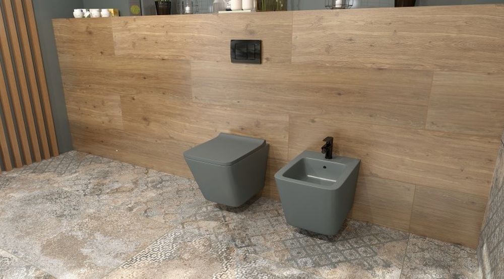 LaVita Lago Grey bidet wiszący szary mat - Wysyłka w 24h