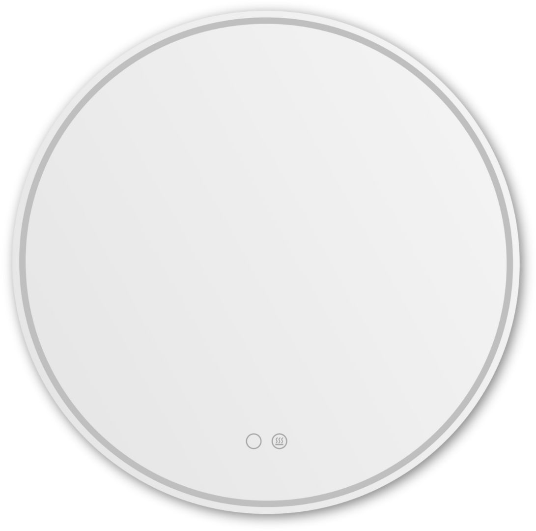 Zuma Line lustro 60 cm okrągłe z oświetleniem transparentne 003064-030821