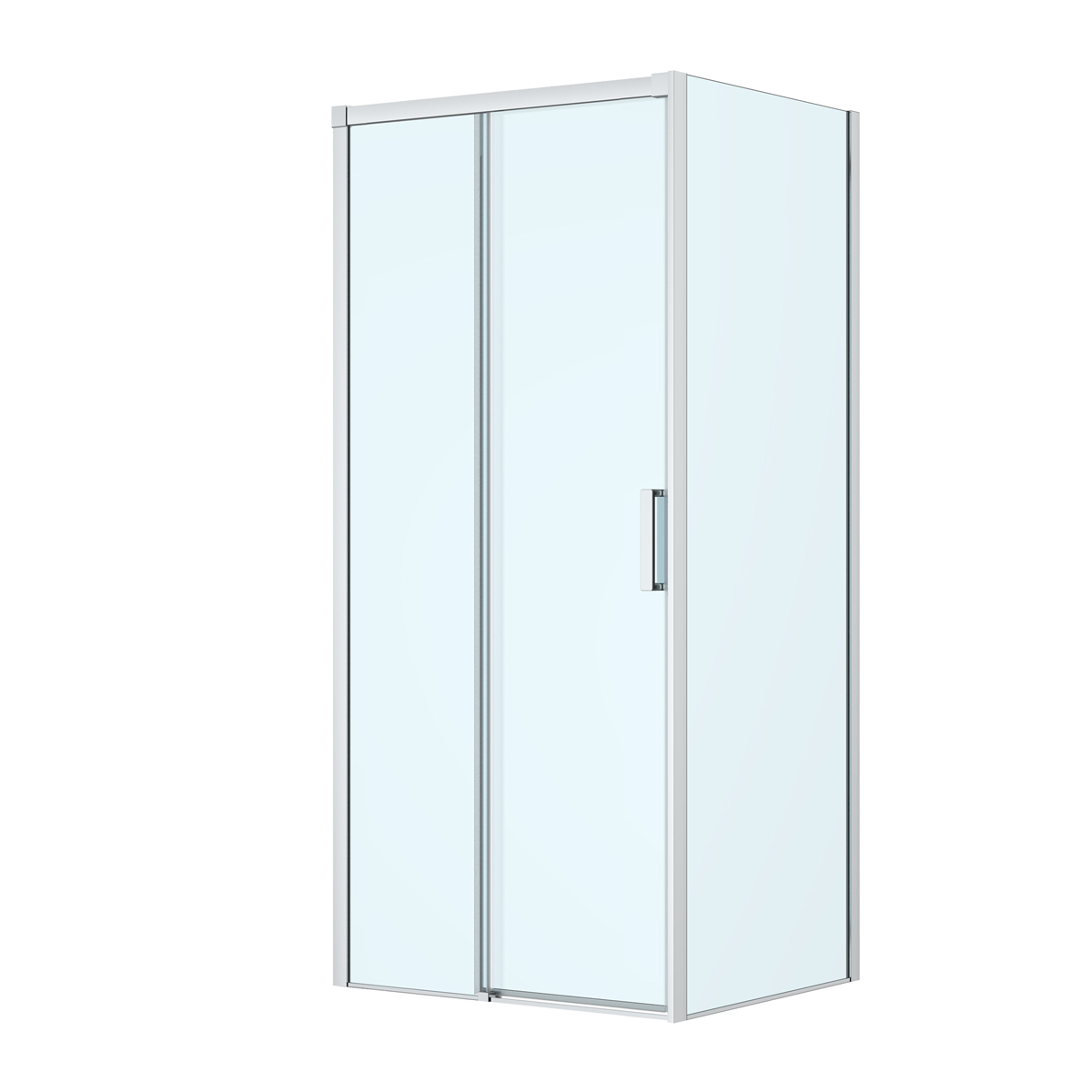 Oltens Breda kabina prysznicowa 100x90 cm prostokątna chrom/szkło przezroczyste 20224100 - Wysyłka w 24h