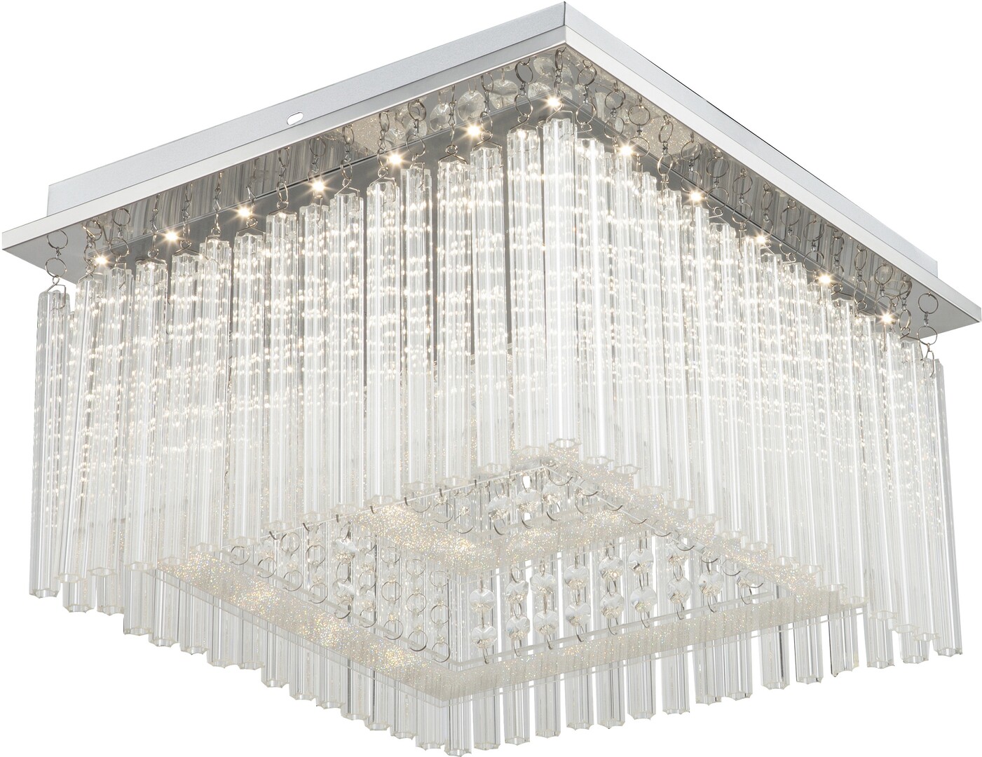 Rabalux Danielle lampa podsufitowa 1x21W chrom/kryształ przezroczysty 2448