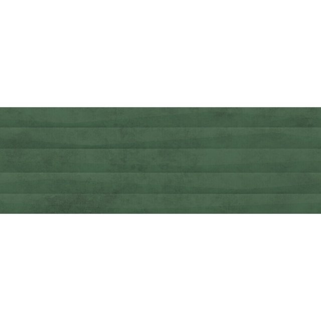 Płytka ścienna GREEN SHOW green structure satin 39,8x119,8 gat. II