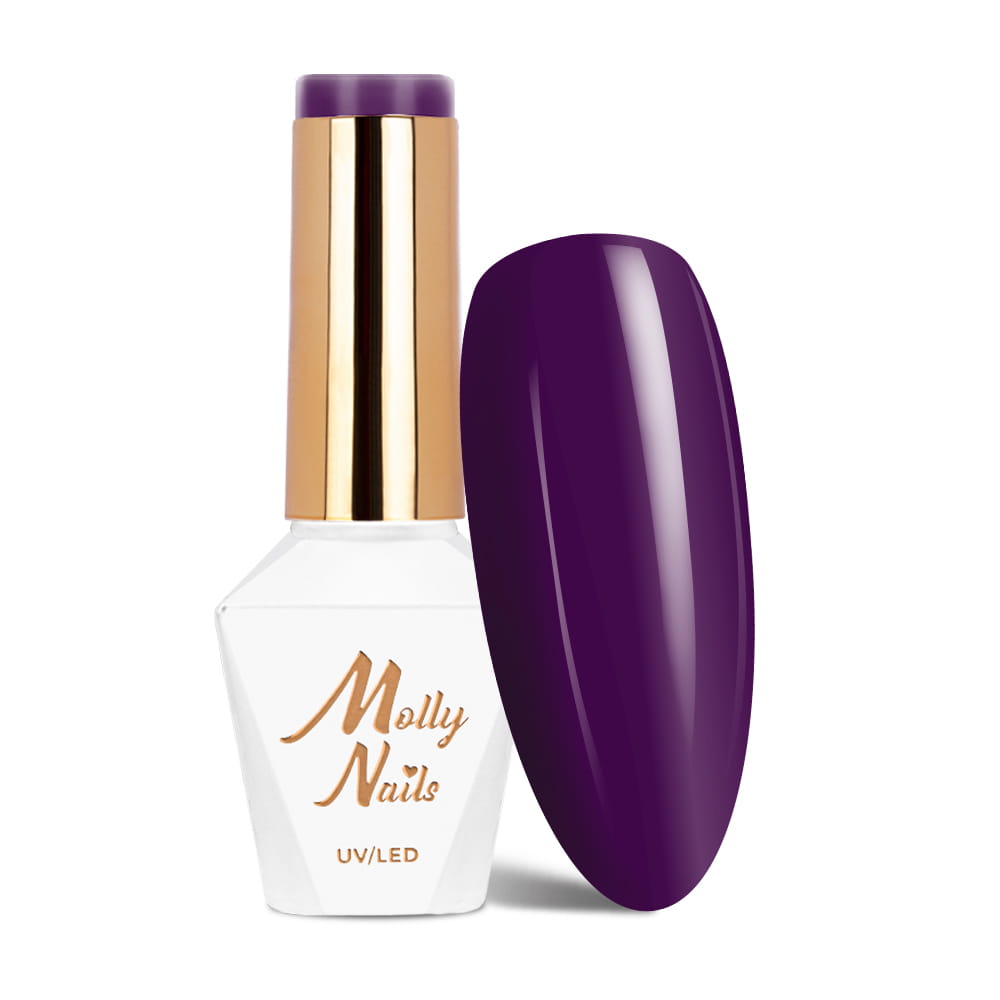 Lakier hybrydowy Molly Nails Inspired by you Sensual Woman HEMA/Di-HEMA Free 8g Nr 54