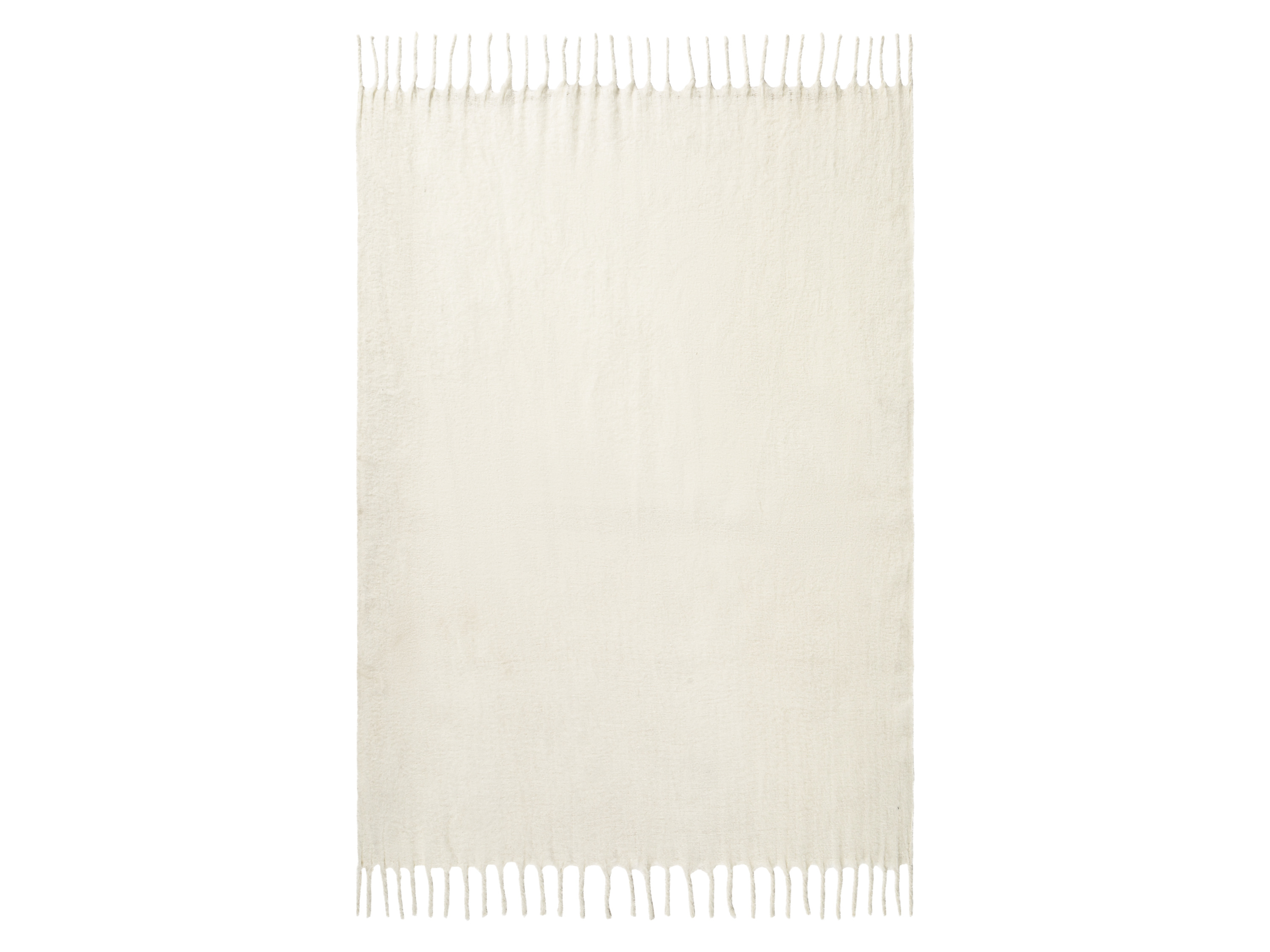 Livarno home Koc, 130 x 170 cm Kremowy